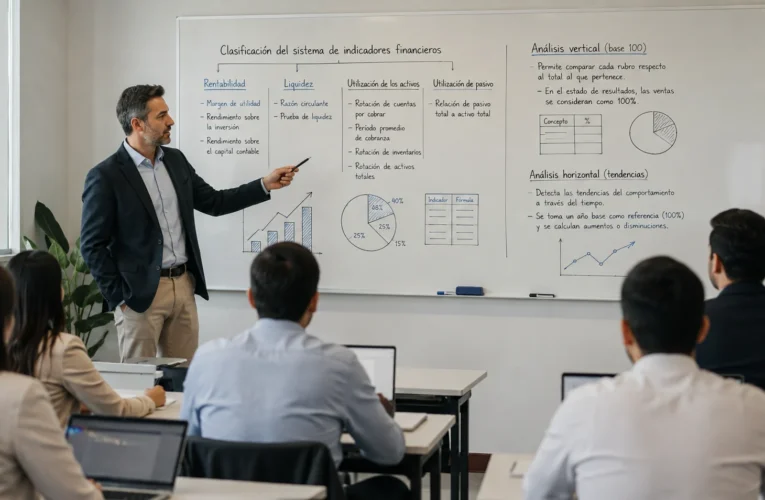 Clasificación y análisis de los indicadores financieros